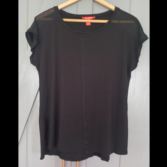Joe Fresh cotton tshirt with sheer panels - Picture 1 of 2